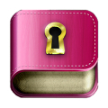 Diary with lock password icon
