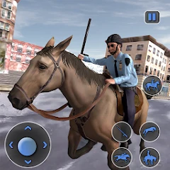 Mounted Horse Cop Chase Arrest Mod