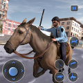caballo policía perseguir 3D Mod