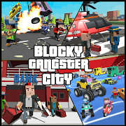 Blocky Dude Gangster Auto City icon