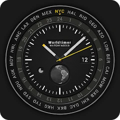 World Timer Watch Face