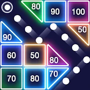 Bricks Breaker - Glow Balls Mod