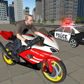 Real US Police Bike Chase in City APK