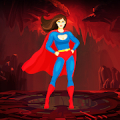 Superhéroe Supergirl vs Robots Mod