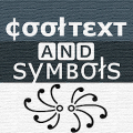 Cool text and symbols Mod