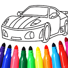Cars Coloring & Drawing Game Mod Apk