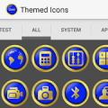 Royal Blue Gold Icon Pack - HD‏ Mod