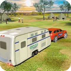Camper Van Truck Driving Games Mod