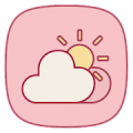 Pink Weather Icons for Chronus‏ Mod