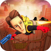 Flying Hero Escape 3D Mod