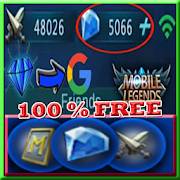 Instant mobile legends free diamond Daily Rewards! icon