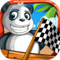 Turbo Toy Car-Panda Beach Race icon