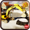 Excavator Snow Plow Simulator icon