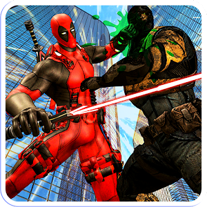 Cable Time hero vs Dual Sword Superhero Combat War icon