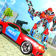 Play US Police Car Real Robot Transform