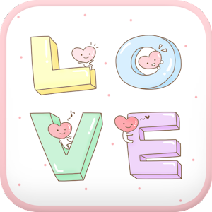 LOVE go launcher theme Mod
