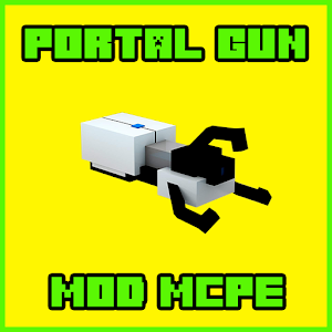 Gun Portal Mod For Minecraft PE MCPE Mod