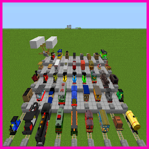 Train of Mine Block Craft APK + Mod for Android.