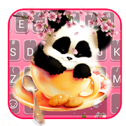 Panda Sakura Keyboard Theme Mod