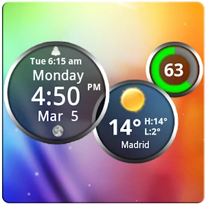 Rings Digital Weather Clock Mod Apk [Free purchase][Mod speed]