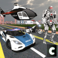 Policía Transformar Robot Mod