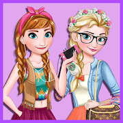 ❄ Modern Sisters Princess Makeup Dress up Game ❤ icon