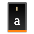 Orange Slate HD Keyboard Theme icon