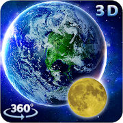 3D Earth & Moon Live Wallpaper 3D Parallax Theme Mod