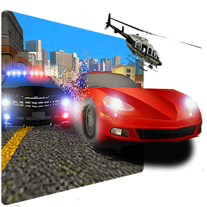 Real Police Car chase 2017: crime city simulator icon