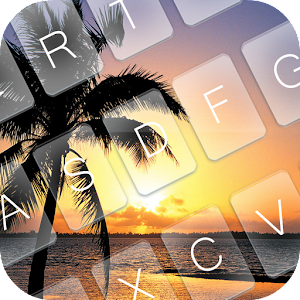 Sunset Beach Keyboard Theme Mod apk download Sunset Beach Keyboard