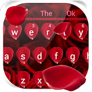 Red rose petals Keyboard Mod apk download - Red rose petals Keyboard ...