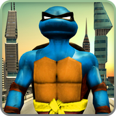 Monster Turtle hero Vs Captain: Robot Battle APK Mod
