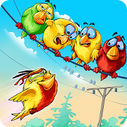 Birds On A Wire: Free Match 3 Mod APK