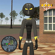 Grand Stickman Panther Stickman Rope Hero Mod APK