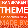 Transparent Orange -CM13 Theme Mod