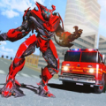 Truck Robot Fire Fighter Real War Simulator Mod