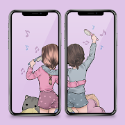 ❤️ BFF Best Friend Forever Wallpaper - Cute BFF Mod Apk