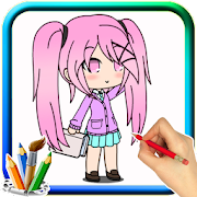 Drawing and Coloring for Gacha Life مهكر APK