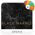 XPERIA™ Black Marble Theme Mod