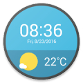 Material Weather Watch Faces Mod