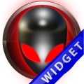 Poweramp Widget Red Alien Mod