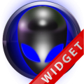 Poweramp Widget Blue Alien Mod