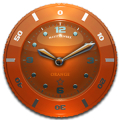 Clock Widget Orange Star Mod