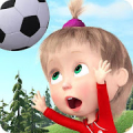 Masha y el Oso: Juegos de Futbol - tiros libres APK