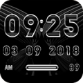 STALLION Digital Clock Widget Mod