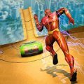 Super Kecepatan Pahlawan Mega Lereng Balap Stunts Mod
