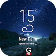 Weather Widget Galaxy S8 Pro S9 - Live Temperature Mod