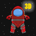 3D AmongUs icon