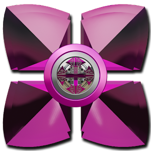 Next Launcher Theme Pink Gear Mod