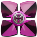 Next Launcher Theme Pink Gear icon